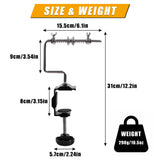 VATEICO Fishing Line Spooler Winder Portable Light-Weight Fishing Line Winder with Clamp Adjustable Spinning Casting Reels Spool Spooling Station System Machine Fishing Accessories Clamp
