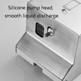 SUREK Automatic Soap Dispenser Stainless Steel Soap Dispensing Wall Mount Lotion Dispenser Battery Operated 800ml/28.1oz