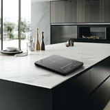 Portable Induction Cooktop 20 Temperature & Power Levels, 1800W Induction Stove Burner with 5.9" Heating Coil amzchef