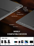 UPERFECT 24.5" 2K 165Hz Portable Monitor, 500 Nits Gaming Display