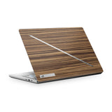 Laptop Skin Compatible with Asus ROG Zephyrus G14 (2025) - Dark Zebra Wood - Premium 3M Vinyl Protective Wrap Decal Cover - Easy to Apply | Crafted in the USA by MightySkins