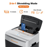110-Sheet Auto Feed Paper Shredde and 24-Pack Shredder Lubricant Sheets bonsaii