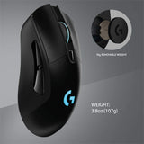 Lightspeed Wireless Gaming Mouse W/Hero 25K Sensor - Black Logitech G