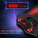 Laptop Cooling Pad Notebook Cooler for Desk and Lap Use Laptop Fan Stand 5 Adjustable Heights