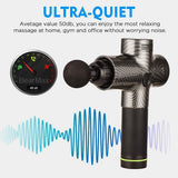 Feiyx Massage Gun, Muscle Massager,Deep Tissue Fascia Gun LCD Touch Screen,2500mAh Battery Portable Body Back Muscle Massager for Pain Relief