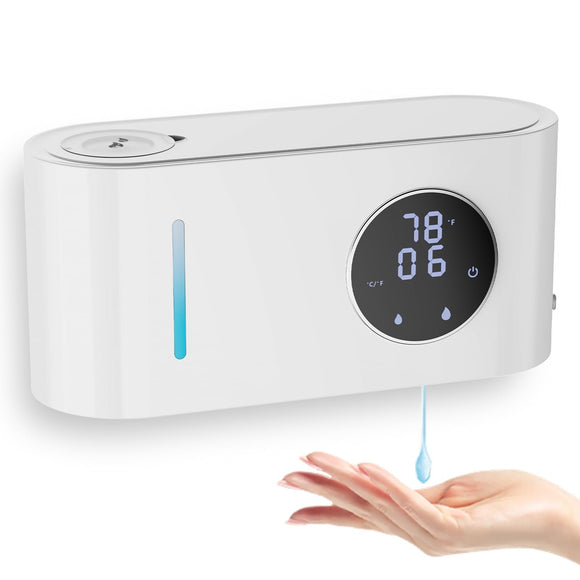Soap Dispenser Wall, 8 Levels Adjustable, IPX5 Waterproof 16.9oz/500ml touchless soap Dispenser MissiMissi