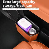 Efsmiohe Car Trash Can for Cadillac XT6 2025-2019