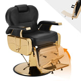 Artist hand Barber Chair for Barbershop Salon Chair Beauty Styling Chair for Beauty Shop Gold/Black