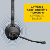 Wireless Headset, Dual-Ear – Telephone Headset with Industry-Leading Wireless Performance, Advanced Noise- Black Jabra