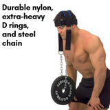 Body-Solid Nylon Head Harness - Neck Workout Equipment for Strength Training, Neck Exercise and Weight Lifting, Black Body-Solid