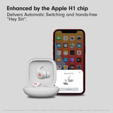 True Wireless Noise Cancelling Earbuds - Apple H1 Headphone Chip, Compatible with Apple & Android, White Beats