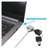 2 Sets Laptop Lock Cable 1.2M Keys Digital Devices Portable Hardware Locking Wire Notebook Computer Accessory Security Keyed