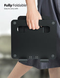 Height Adjustable Laptop Stand for Desk, Dual Foldable Aluminum Computer Riser