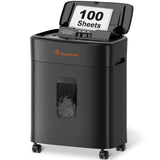 100 Sheets Auto Feed Paper Shredder, Up to 30 Minutes Shredders for Home Office Use