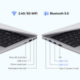 MARGOLAI Silver 15.6" FHD IPS Laptop Computer 16GB RAM 512GB SSD