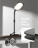 Video Conference Lighting for Zoom Meeting, Ring Light for Desk with Flexible Stand, 30 Light Modes Zoom Lighting for Computer, Desk Ring Light & Memory Function for Video Calls, Live Stream, Webcam