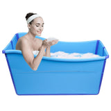 Bath Tub for Toddler Teenager Twins Pets and Small Adults, Foldable Ice Bath Tub G Ganen