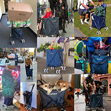 The Original VersaCart Transit Folding Shopping and Utility Cart, Water-Resistant Heavy-Duty Canvas with Cover
