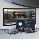 WODHAZNC 14-in-1 C Docking Station PC Computer Accessories Extensor Hub Laptop Type-C SD/TF Slot