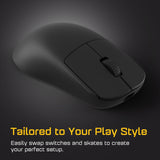ENDGAME GEAR OP1w 4k v2 Wireless Gaming Mouse, Lightweight, Black
