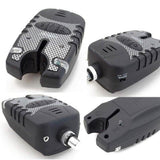 TopHomer 3PCS Fishing Bite Indicators and 3PCS Illuminated Hangers Fishing Bite Alarm Tackle Bite Alert Carp Bite Alarm Fishing Bite Indicator with Storage Box for Fishing Black