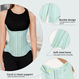 MISTHIN Waist Cincher Corset Sport Girdle Trimmer Double Belt Wrap Waist Trainer Shaperwear Tummy Control Shaper for Women (Green, Medium)