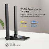 TP-Link WiFi 6 USB Adapter for Desktop PC - (Archer TX20U Plus) AX1800 Wireless Network Adapter with 2.4GHz
