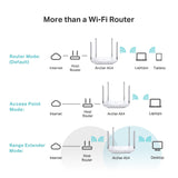 TP-Link AC1200 WiFi Router (Archer A54) - Dual Band Wireless Internet Router, 4 x 10/100 Mbps Fast Ethernet Ports, Supports Guest WiFi, Access Point Mode, IPv6 and Parental Controls TP-Link