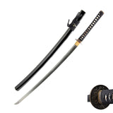 Hand Forged 1060 Demi-God Katana, Heat Tempered Full Tang Samurai Sword