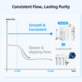 MIZUDO 800GPD Tankless Reverse Osmosis Water Filter, RO & Instant Hot Water