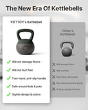 YOTTOY Soft Kettlebells, 10 lb kettlebell with Anti-Slip Base & Impact-Resistant Design - Perfect for Strength Training Kettlebells Weightlifting