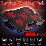 Laptop Cooling Pad Notebook Cooler for Desk and Lap Use Laptop Fan Stand 5 Adjustable Heights
