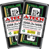 A-Tech 32GB (2x16GB) DDR4 2666MHz PC4-21300 (PC4-2666V) CL19 SODIMM 1