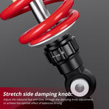 OUMURS Pair Adjustable Front Air Shock Absorber 505mm Compatible with Polaris RZR S 800 2009-2014 Adjustable Preload, Compression Damping & Rebound Speed