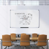 VIZ-PRO Magnetic Dry Erase White Board for Wall, 96 x 48 Inches, 2 Pack
