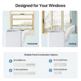 Aoxun 12000BTU Portable Air Conditioner with Heater, 5-in-1 Portable AC Unit with Cooling & Heating, Fan & Dehumidifier up to 520 sq.ft, 24H Timer, Remote Control and Window Kit Included, White