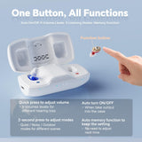 iBstone Nova Hearing Aids for Seniors Adults: Superior Sound Quality - Smart Noise Cancelling - No Feedback - 1.5Hrs Charging for 100Hrs Working - Come with Anti-Lost Lanyard - Over-the-Counter