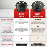 7.5 Quarts 35% Larger Cooking Surface, WhisperQuiet Steam Release, 9-in-1 Electric Multi-Cooker Instant Pot