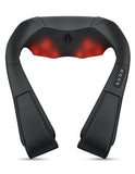 Medcursor Neck Massager - Portable Electric Neck and Back Massager with Heat, Deep Tissue 3D Kneading Pillow for Muscle Pain Relief, Ideal Father’s & Mother’s Day Gift, Not Cordless