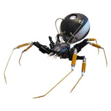 MechPuConToy 3D Metal Spider Mechanical Model with Back Light Projection, Surrealistic Creative Collectible Kits for Teens and Adults (Finished Version)