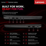Lenovo V15 15.6" FHD Laptop, Intel 4-Cores N100, 32GB DDR5 1TB SSD, Win 11