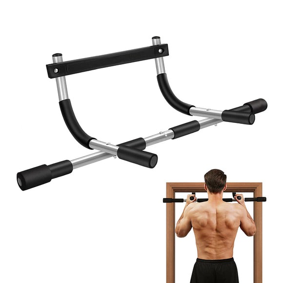 Doorway Pull Up Bar for Home Gym, Adjustable Width, Heavy-Duty Steel MOMODA