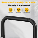 RELIFE REBUILD YOUR LIFE Push Up Bar,14in High Steel Parallettes Bars,Dip Station Strength Training At Home Gym Workout.Calisthenics Parallel for L-Sit,Handstands,Full Planche,Dips,Gymnastics. RELIFE REBUILD YOUR LIFE