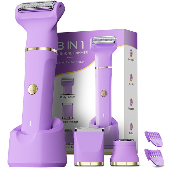 Bikini Trimmer for Women, 3 in 1 Electric Razors tiovara