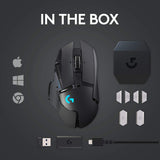 Lightspeed Wireless Gaming Mouse with Hero 25K Sensor, PowerPlay Compatible - Black Logitech G