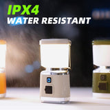 Allspark LED Camping Lantern Rechargeable,1000LM 4 Light Modes Magnetic Camping Lights,Bright Portable Home Lantern, IPX4 Waterproof Tent Lights for Hiking,Power Outages,Emergency,Hurricane(White)