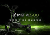 MGI Ai 500 GPS Electric Golf Cart - 36 Hole Battery (Drink & Umbrella Holder) MGI