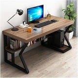 Home Office Computer Desk Solid Wood Computer Desk, Writing and Reading Workstation