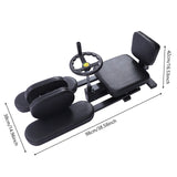 Leg Stretcher, 100kg/220.46lbs Heavy Duty Profi Leg Stretcher Machine Gymnastics Yoga Splits Leg Stretching Flexibility Equipment MMA Training Machine Martial Arts Gear for Home Gym Training Fitness HASANEN