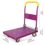 Lightweight Moving Flatbed Cart,Folding Platform Trucks,Push Cart Dolly